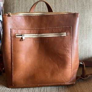 Portland Leather Backpack in Honey